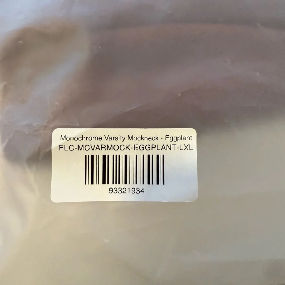 Parke Monochrome Eggplant Mockneck - Picture 2 of 5